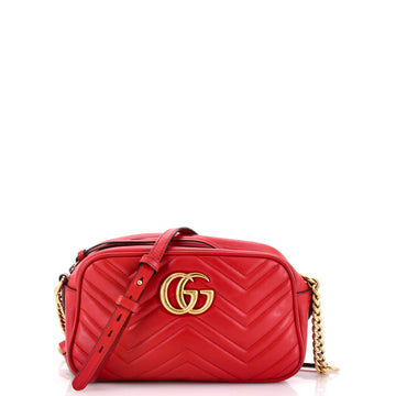 Gucci GG Marmont Shoulder Bag Matelasse Leather Small