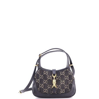 Gucci Jackie 1961 Hobo GG Denim Mini