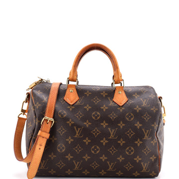 Louis Vuitton Speedy Bandouliere Bag Monogram Canvas 30
