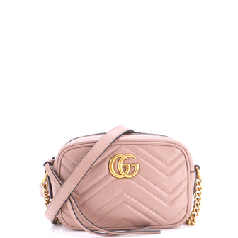 Gucci GG Marmont Shoulder Bag Matelasse Leather Mini