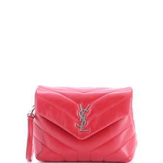 Saint Laurent Loulou Shoulder Bag Matelasse Chevron Leather Toy