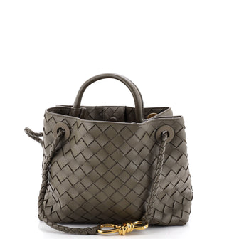 Bottega Veneta Andiamo Top Handle Bag Intrecciato Nappa Small