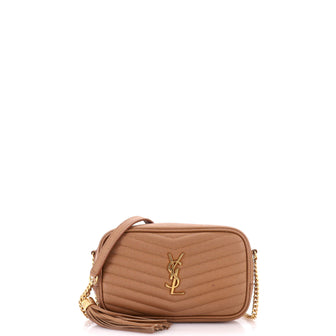 Saint Laurent Lou Camera Bag Matelasse Chevron Leather Mini