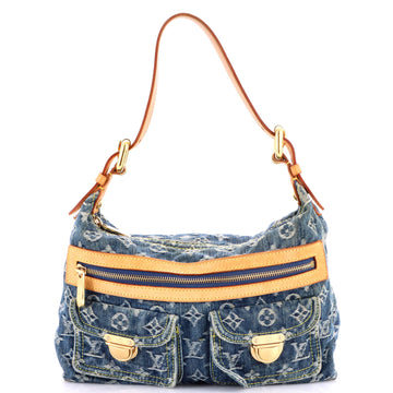 Louis Vuitton Baggy Handbag Denim PM