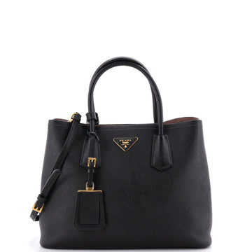 Prada Cuir Double Tote Saffiano Leather Medium