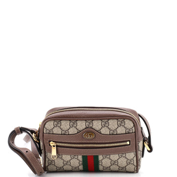 Gucci Ophidia Shoulder Bag GG Coated Canvas Mini