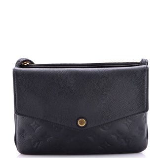 Louis Vuitton Twice Handbag Monogram Empreinte Leather