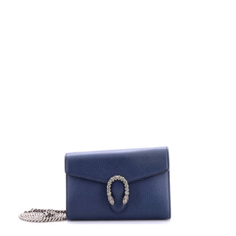 Gucci Dionysus Chain Wallet Leather with Embellished Detail Small