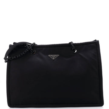 Prada Padded Chain Shopper Tote Tessuto Large