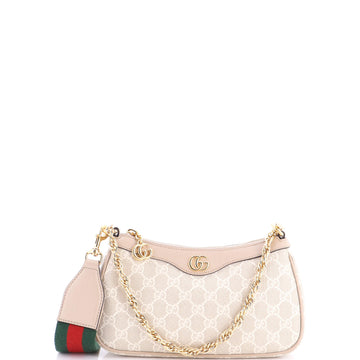 Gucci Ophidia Charm Shoulder Bag GG Coated Canvas Small