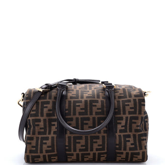 Fendi Convertible Boston Bag Zucca Canvas Medium