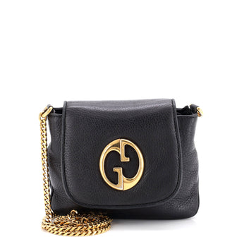 Gucci 1973 Chain Shoulder Bag Leather Small