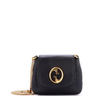 Gucci 1973 Chain Shoulder Bag Leather Small