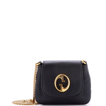 Gucci 1973 Chain Shoulder Bag Leather Small