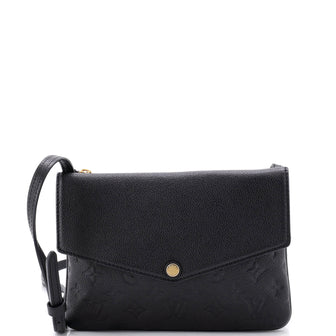 Louis Vuitton Twice Handbag Monogram Empreinte Leather