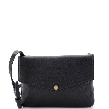 Louis Vuitton Twice Handbag Monogram Empreinte Leather