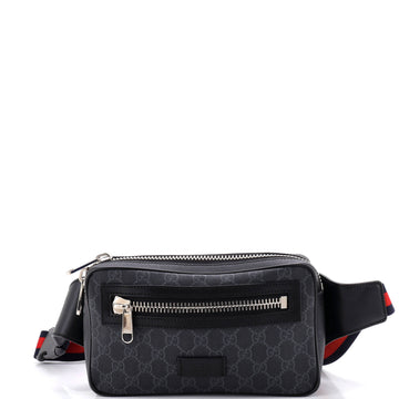 Gucci Soft Zip Belt Bag GG Coated Canvas Small