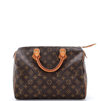 Louis Vuitton Speedy Handbag Monogram Canvas 30