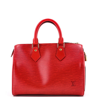 Louis Vuitton Speedy Handbag Epi Leather 25