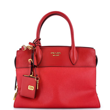 Prada Esplanade Tote Saffiano with City Calf Medium
