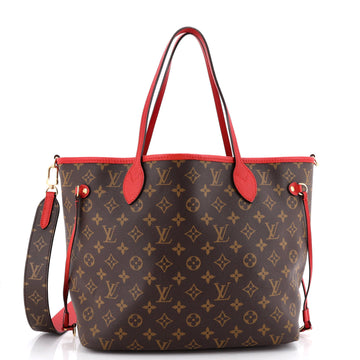 Louis Vuitton Neverfull Bandouliere Inside Out Monogram Canvas and Textile MM