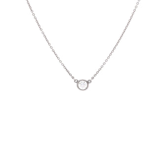 Tiffany & Co. Elsa Peretti Diamonds By The Yard Pendant Necklace Platinum with Diamond 0.20-0.29CT