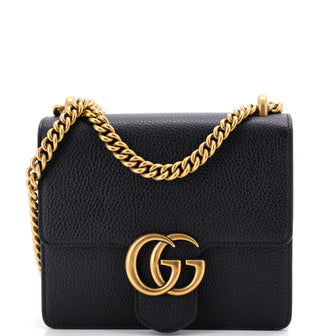 Gucci GG Marmont Chain Shoulder Bag Leather Small