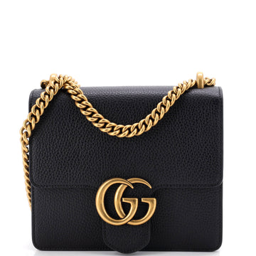 Gucci GG Marmont Chain Shoulder Bag Leather Small