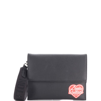 Louis Vuitton Nigo Trio Messenger Pouch Monogram Denim and Taurillon Leather
