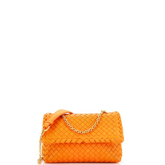 Bottega Veneta Olimpia Crossbody Bag Intrecciato Nappa Baby
