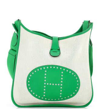Hermes Evelyne Bag Gen III Toile and Leather GM