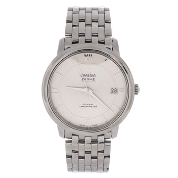 Omega De Ville Prestige Co-Axial Chronometer Automatic Watch Stainless Steel 37