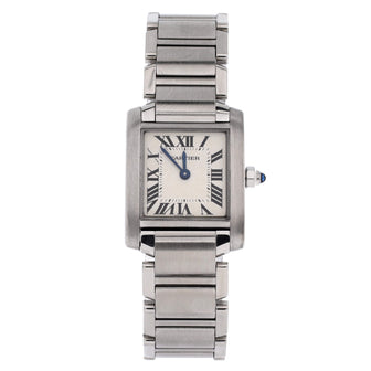 Cartier Tank Francaise Quartz Watch Stainless Steel 20