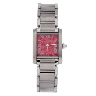 Cartier Limited Edition Tank Francaise Quartz Watch Stainless Steel 20