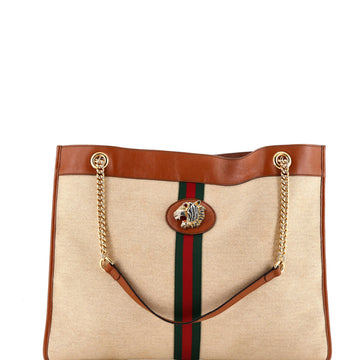 Gucci Rajah Chain Tote Canvas Large