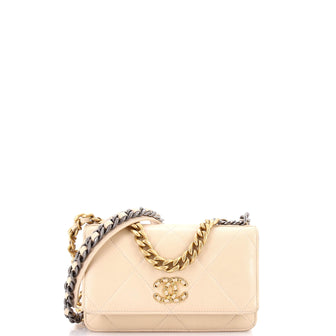 Chanel 19 Wallet on Chain Quilted Lambskin