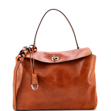 Balenciaga Rodeo Shoulder Bag Leather Medium
