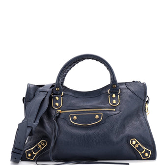 Balenciaga City Classic Metallic Edge Bag Leather Medium