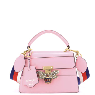 Gucci Queen Margaret Top Handle Bag Leather Small