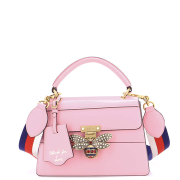 Gucci Queen Margaret Top Handle Bag Leather Small