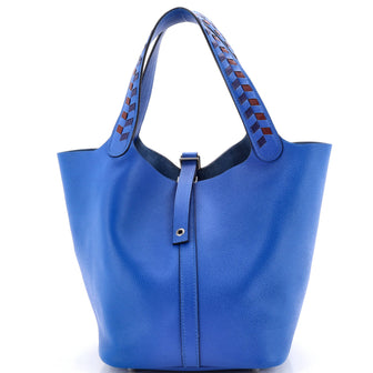 Hermes Picotin Lock Bag Tressage Epsom MM