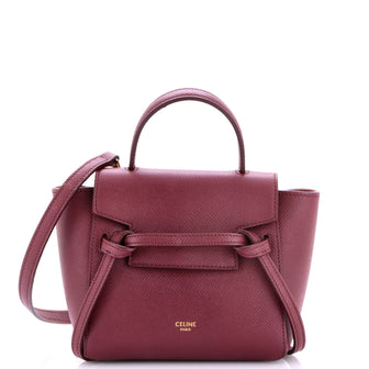 Celine Belt Bag Textured Leather Pico