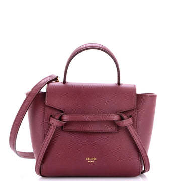 Celine Belt Bag Textured Leather Pico