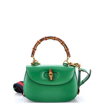 Gucci Bamboo 1947 Top Handle Bag Leather Small