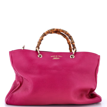 Gucci Bamboo Shopper Tote Leather Large