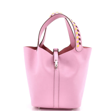 Hermes Picotin Lock Bag Tressage Epsom MM