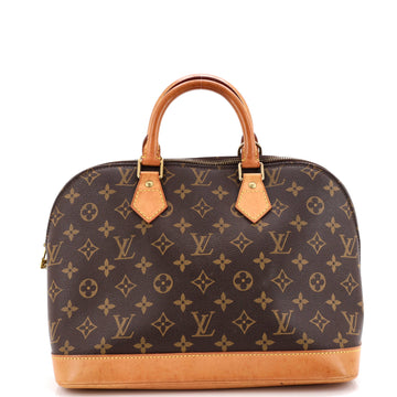 Louis Vuitton Vintage Alma Handbag Monogram Canvas PM