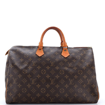 Louis Vuitton Speedy Handbag Monogram Canvas 40