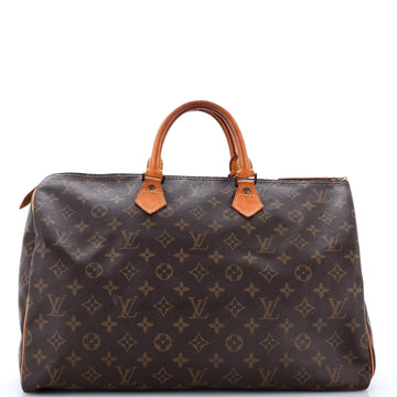 Louis Vuitton Speedy Handbag Monogram Canvas 40