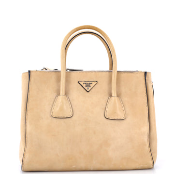 Prada Twin Pocket Convertible Tote Leather Medium